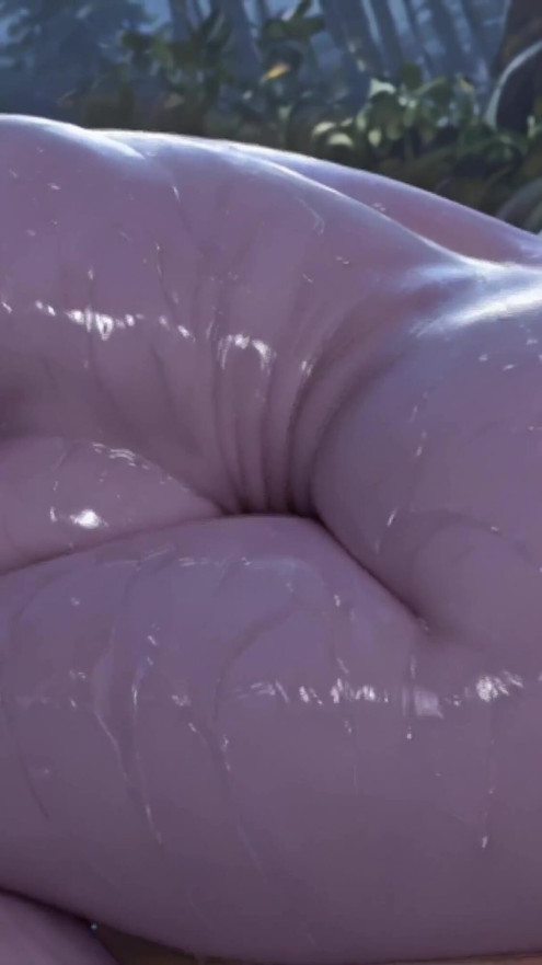 Japanese Bath House Fantasy - Wet, Oiled & Blindfolded | Clip 1
