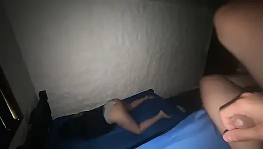 Masturbating while my stepsister touches herself