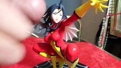 sof figure bukkake doll spiderwoman