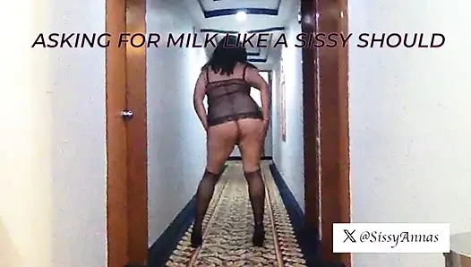 Otel Lobisinde Sissy Teşhirci Orospu