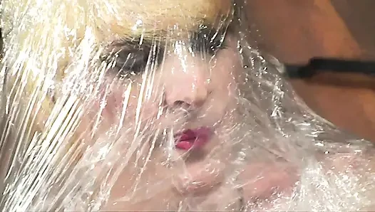 Wild lezdom woman punishing her blonde chick