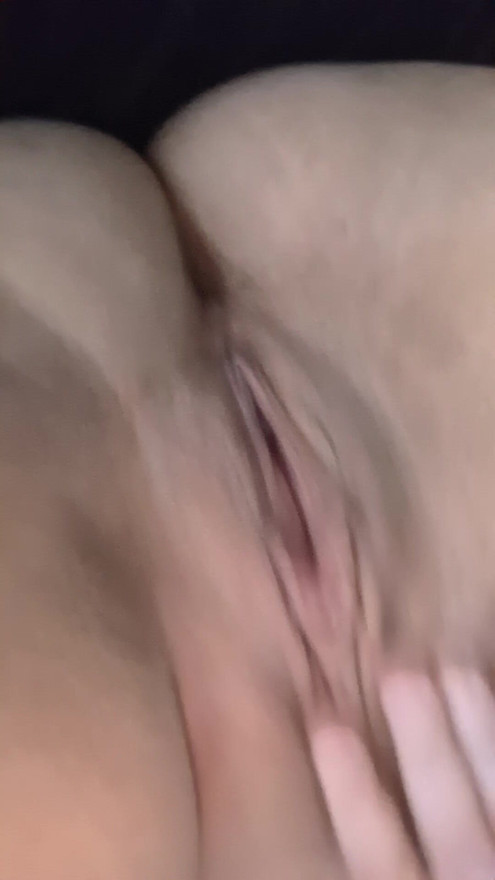 Watch me stroke my pussy, step Daddy