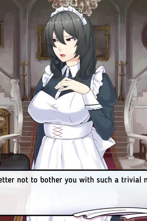 Maid Mansion: cock sucker house maid, cumshot in mouth, Hentai ep.2