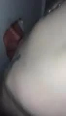 Eating pussy through the glory hole