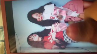 Apink Eunji & Namjoo cum in miniskirt (tribute) #2