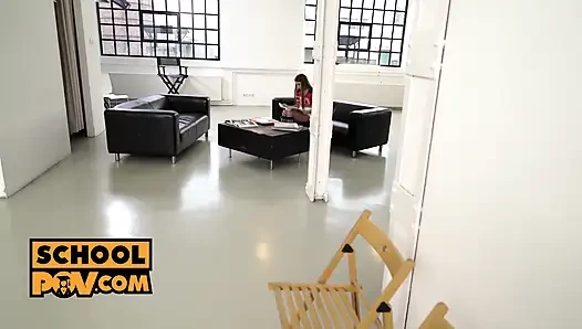 Itspov - si gadis remaja nakal eveline dellai lagi tawar-menawar memek dan lubang pantatnya