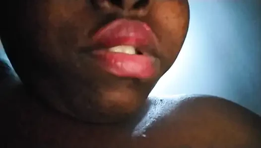Let's see how deep my fingers go Teen(18+) shoves her fingers down her throat.