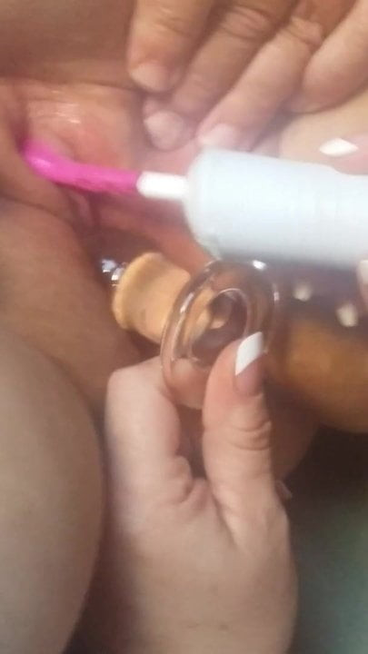 Buddies wife and mine dildo and vibrator