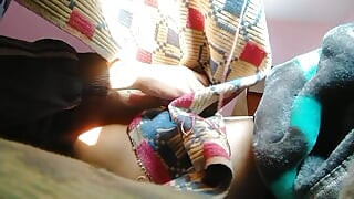 Desi_india_sexy boy at home _making cum