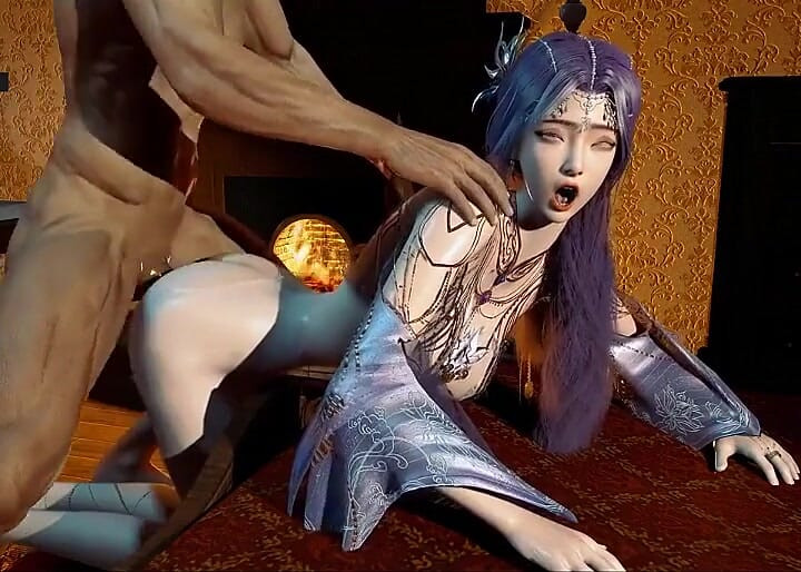 Анімована богиня – вічна королева бажання - 3d анімація хентай