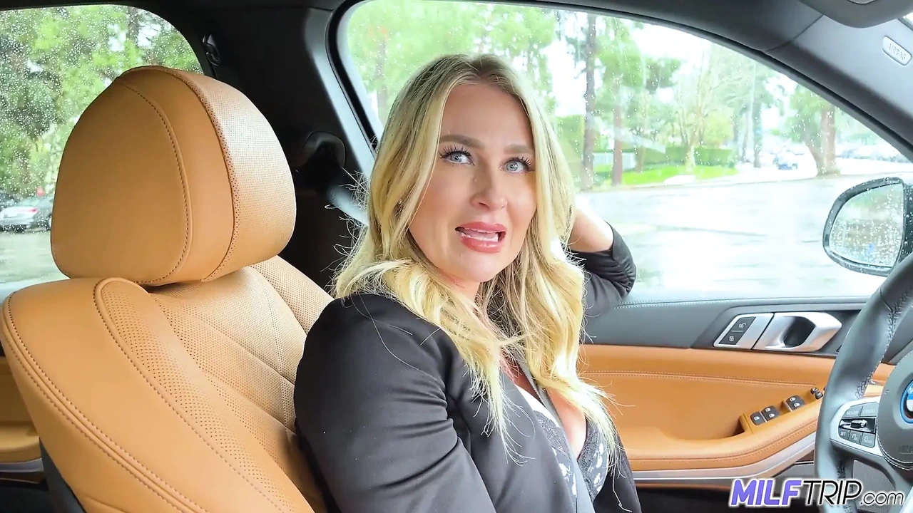 MILF Busty Blonde Milftrip Picked Up For Full Video Scene