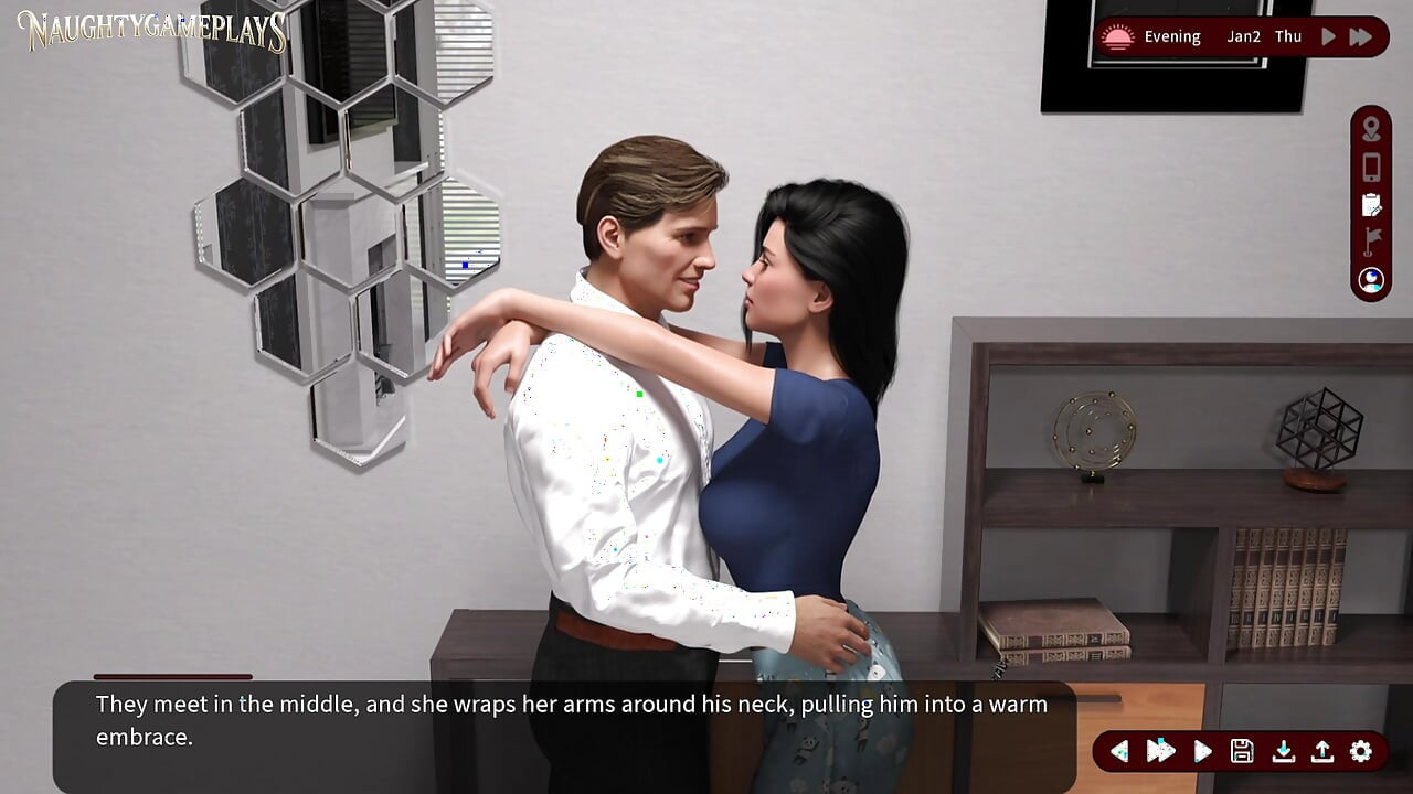 Šťastný manželský pár - Šepoty touhy část 01 Od Mr_Fable - 3D porno hra