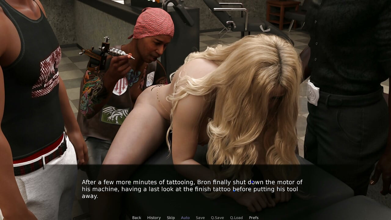 Project Myriam (extra Ending Scene) - Myriam Gets a Slutty Tattoo and Becomes Danny's Good Whore