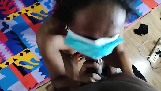 My stepbrother and me shucking my pussy