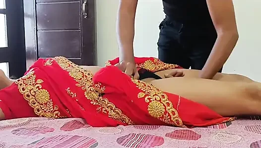 Newly Married Hot Indian Desi Village Aunty Fucking Hard with Step-son