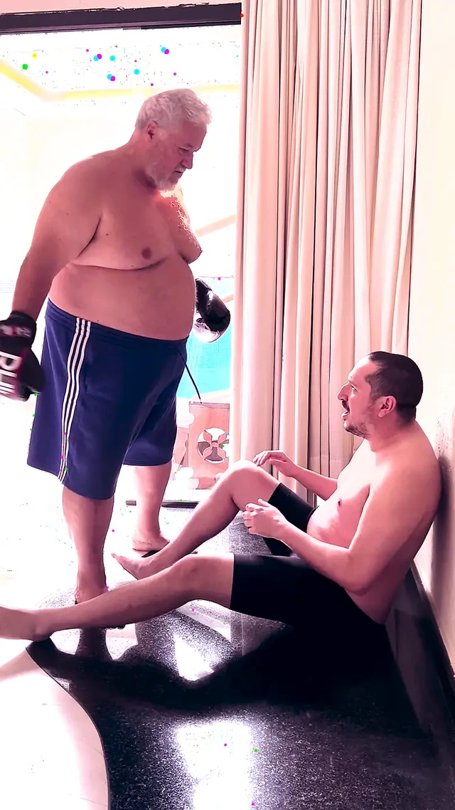 Daddy Boss Boxer Gutpunching Me
