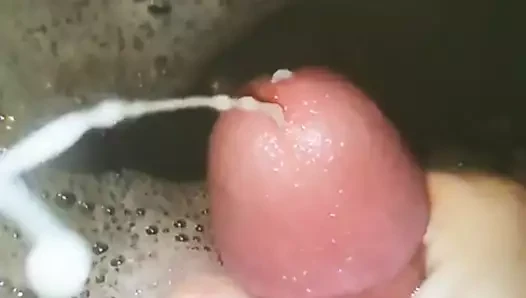 In der Wanne abspritzen