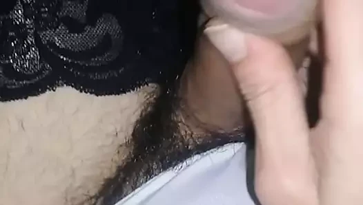 Beyaz külot crossdresser handjob sert horoz