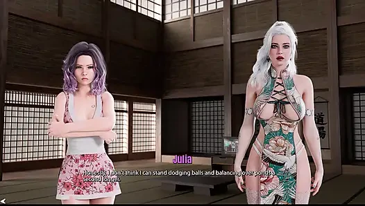 Julia di Jepang 3 himiko setuju untuk melatih julia