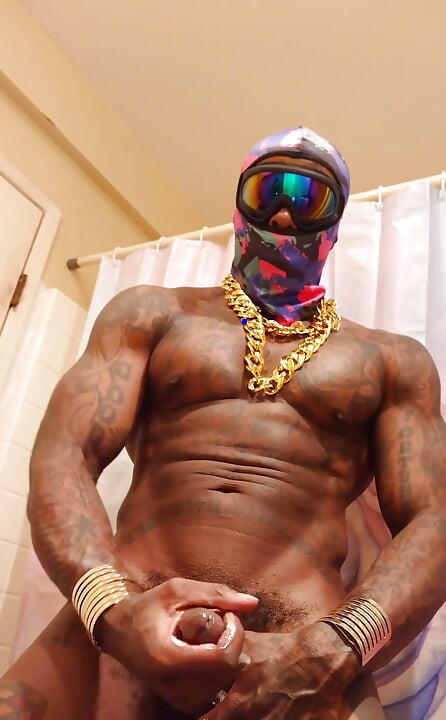 BBC Worship Hallelujah Johnson (Solider Of Love) Tall Dark Chocolate Muscles Tattoos Hairy BBC Hallelujah Johnson Masturbating