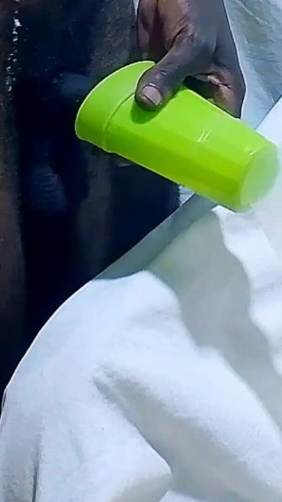 How I fucked and enjoyed sexual moment with a condom filled with water and orgasms while watching wet hot pussy masturbating! | Clip 2