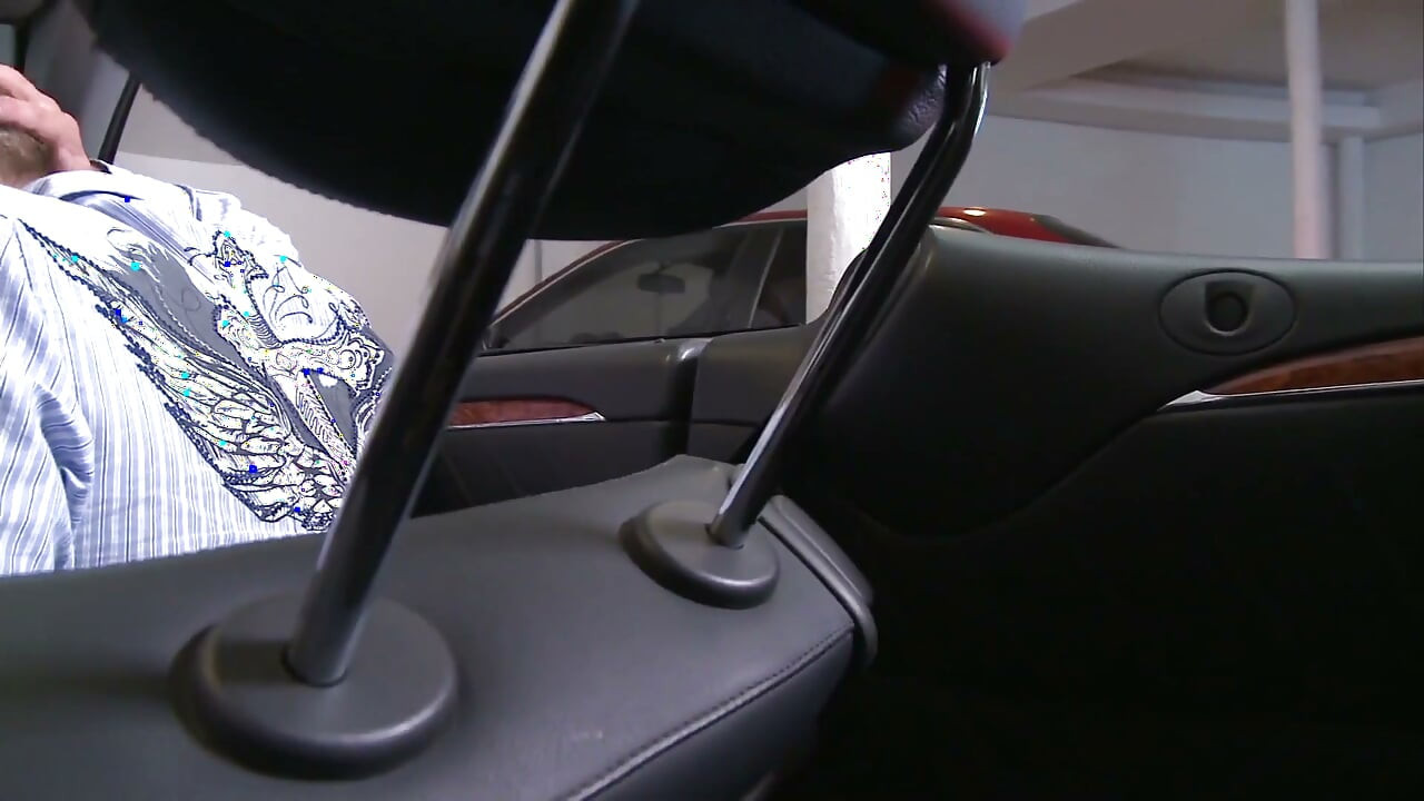 Big tit babe pounded all over the car