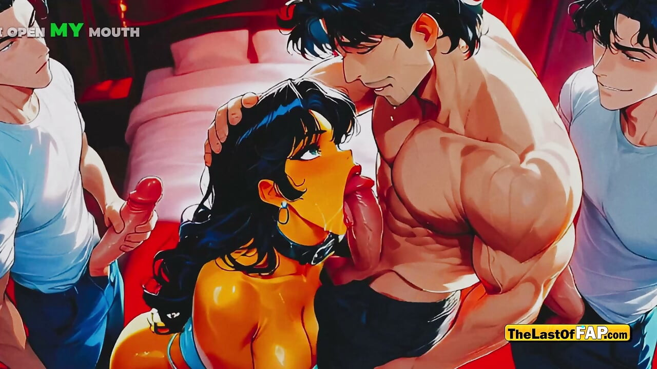 Cock Hero con zorras IA mamando - ¡Prueba a no correrte!