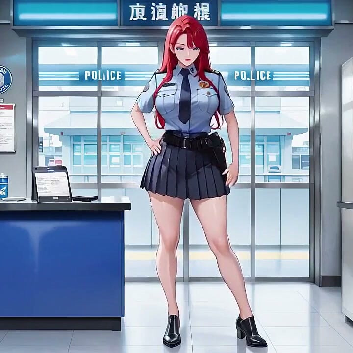 Office Uniform Too Tight, Elevator Door Squeezes Her Waist!