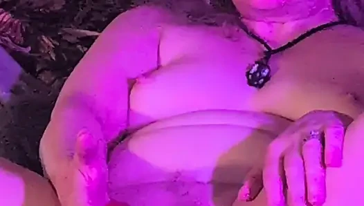 New toys arrived, leading to great orgasms and a fuck that ends with cum on tits!