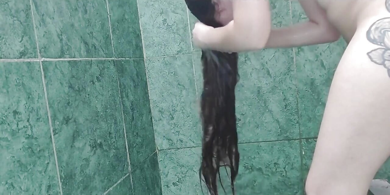 Washing, Drying and Brushing My Hair