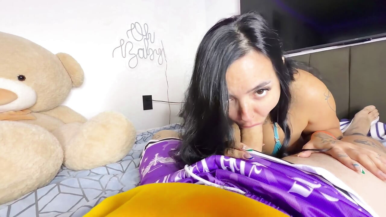 Famous fitness south brazilian twerked on the cock taking all the milk out of it