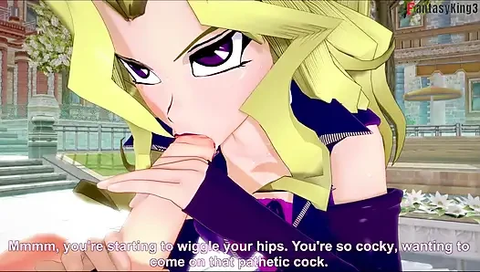 Mai valentine lagi asik nyepong kontol - yu gi oh