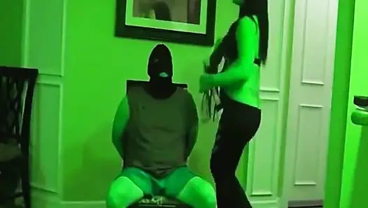 Kassie Kay Punishes an Outsider