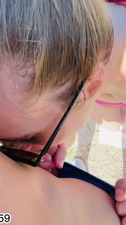 Public beach FUCKING on Caribbean Beach, BLOWJOB, Public sex | Clip 2