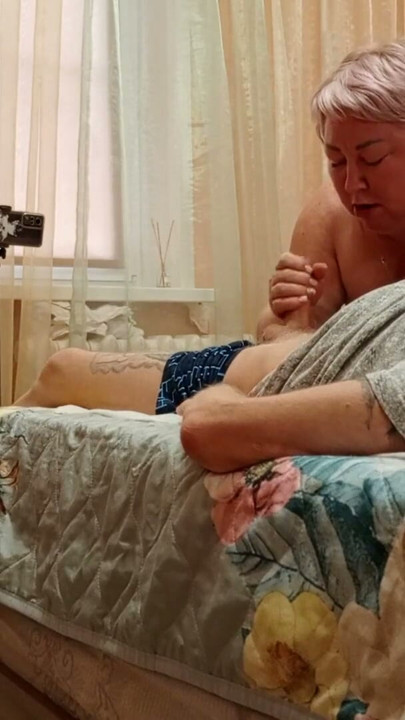 Mother-in-law's mouth makes my dick cum | Clip 2