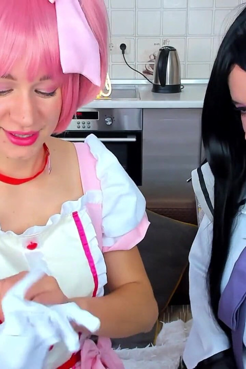 Homura Akemi and Madoka Kaname Have Fun