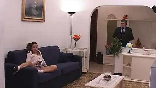 Alter papi fickt teen