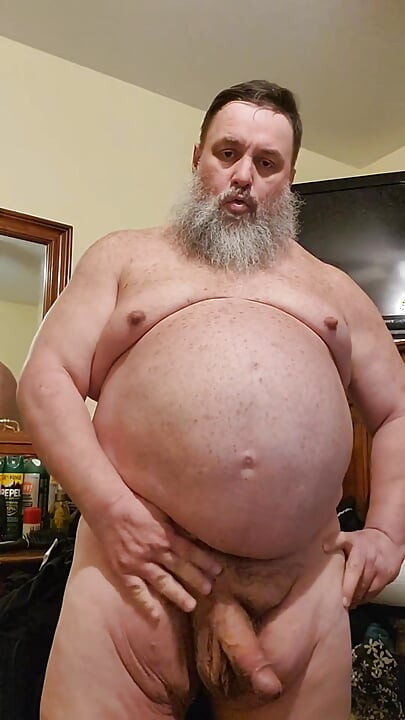 Daddy Bear Jacking His Cock