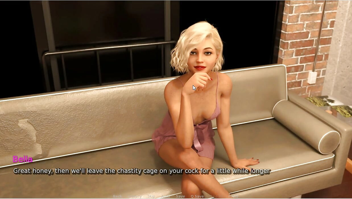 My Hotwife - Gameplay - Roleplay - First Time Chasity & Billy Orgy