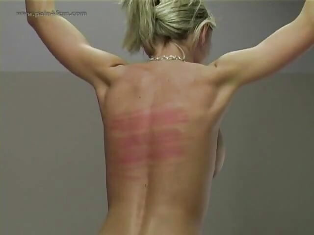 Lea Spanking Machine - Bare Back Whipping