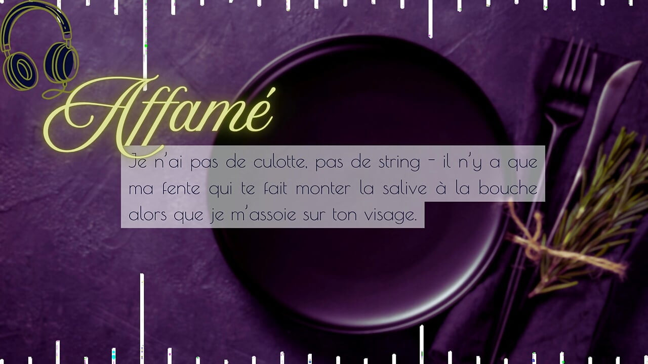 Bouffe ma chatte - francés audio joi comiendo