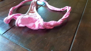 Pink dirty thong