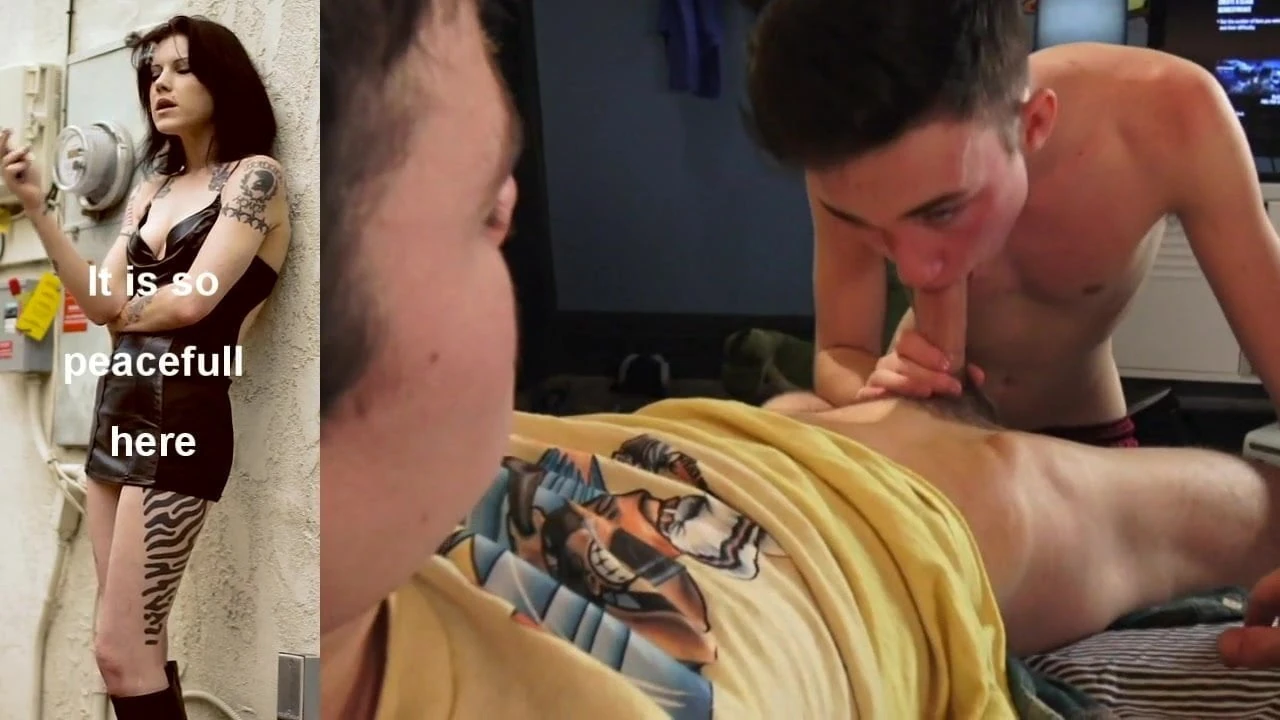 Smoking girl friend gets big surprise