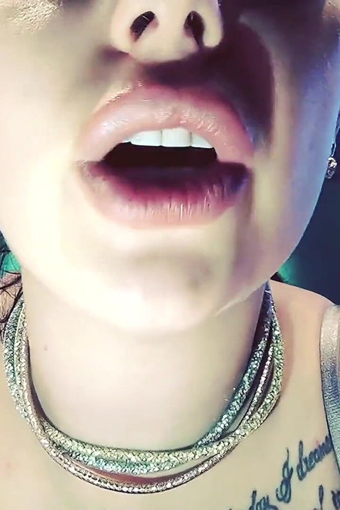 Lip licking Joi game