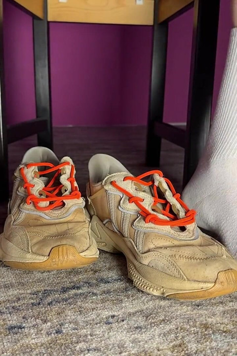 Exclusive: Guy Shows off His Legs and Cums on His Socks.