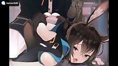 Arknights - amiya hentai animato