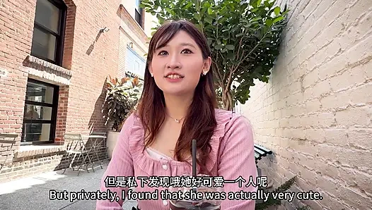 Street Interview with Cute Asian Girl Ends with Hard Hotel Fuck