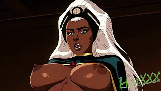 Cewek ini lagi asik ngentot kontol posisi cowgirl x-men