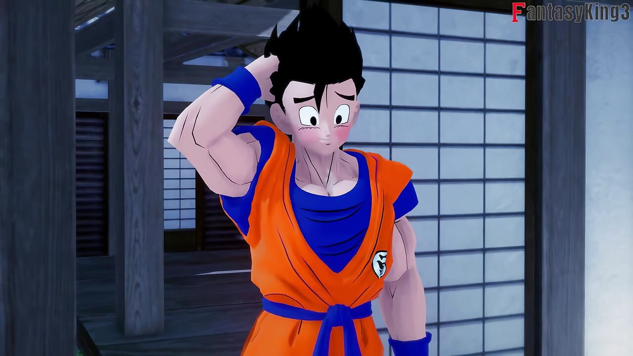 Chichi tersangkut dalam sinki dan gohan mengongkeknya - DragonBall Zex Series