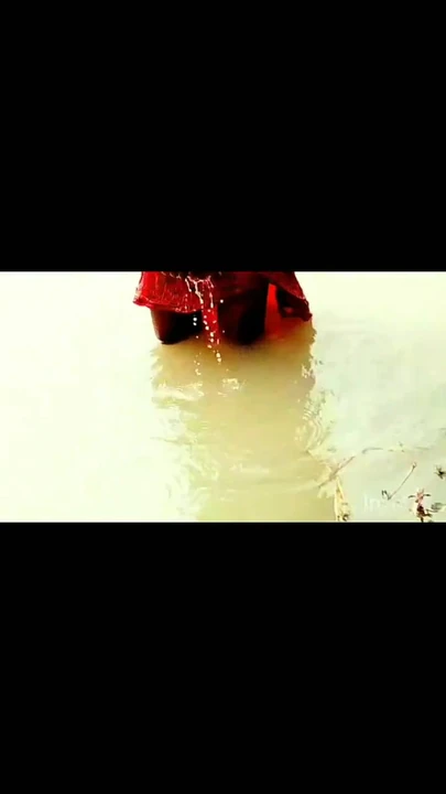 Powerful moment from "Outdoor fun and taking bath in river"